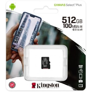 Карта пам'яті 512GB microSDXC A1 C10 Canvas Select Plus 100R/85W UHS-I, U3, V30 w/o adapter SDCS2/512GBSP. Photo 3 Карта пам'яті 512GB microSDXC A1 C10 Canvas Select Plus 100R/85W UHS-I, U3, V30 w/o adapter SDCS2/512GBSP. Photo 3