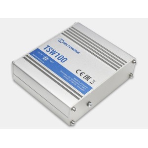 Комутатор 4xRJ-45 PoE (802.3af, 802.3at),1xRJ-45,L AN/WAN TSW100. Photo 2