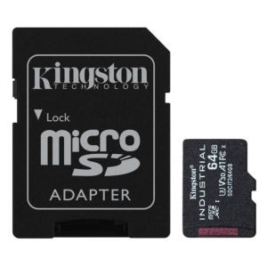 Карта пам'яті 64GB microSDHC/SDXC C10 A1 Industria l  100R/80W UHS-I Speed Class U3, V30, A1 +adapter SDCIT2/64GB. Photo 2