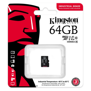 Карта пам'яті 64GB microSDHC/SDXC C10 A1 Industria l  100R/80W UHS-I Speed Class U3, V30, A1 SDCIT2/64GBSP