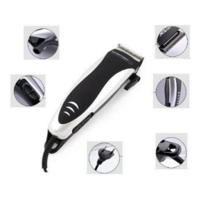 Машинка для стрижки 10W Black/Silver, 4 насадки, суха стрижка, обмінна гарантія EBC005 Hair Clipper Gallant. Photo 2