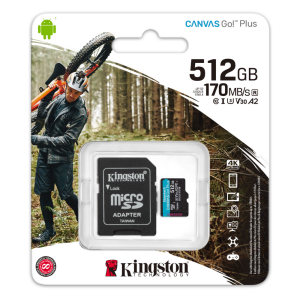 карта пам'яті 128GB microSDXC Canvas Go Plus 170R  A2 U3 V30 Card + ADP Canvas Go Plus 170R + ADP