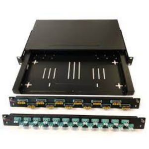 Пластина до оптичої панелі, 24 адаптери SC Duplex/ LC Quad, 1U, без адапт. AFR-00479-04