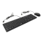 набiр миша+клавiатура дротовий USB Black UKR Slims tar C126 Slimstar C126. Photo 2