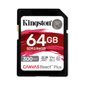 Карта пам'яті 64GB SDXC UHS-II Canvas React Plus  280R/100W U3, V60 for Full HD/4K SDR2/64GB