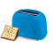 Тостер 3w1 смаження/розігрів/розмороження 750W,  Blue, 2 зображення на тості, 7 режимів EKT003B Toaster Smiley 750W. Photo 2