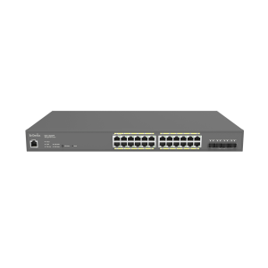 Комутатор 24xGbE + 4x10Gb SFP+ L2+ 410W Cloud ECS1528FP. Photo 2
