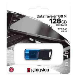 Флеш пам'ять 128GB DataTraveler 80 M 200MB/s USB-C  3.2 Gen 1 DT80M/128GB