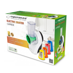 Мультирізка для фруктів, овочів, твердого сиру, шо коладу, горіхів, 150 Вт, 5 насадок,обмін. гарантія EKM026. Photo 2