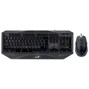 набiр миша+клавiатура дротовий USB Black UKR KM-G230