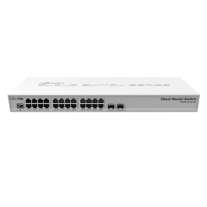 Комутатор Cloud Router Switch 326-24G-2S+RM with R outerOS L5, 1U rackmount enclosure CRS326-24G-2S+RM