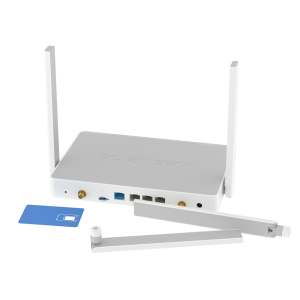 Інтернет-центр WIFI AX1800, LTE-модем cat 6, 4хGig abit, USB 3.0 Keenetic Hero 4G+ (KN-2311)