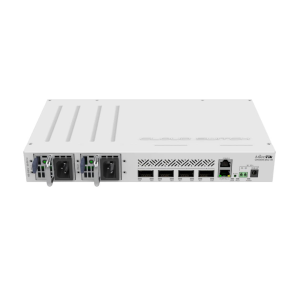 Комутатор Cloud Router Switch 504-4XQ-IN, (RouterO S L5), desktop enclosure CRS504-4XQ-IN