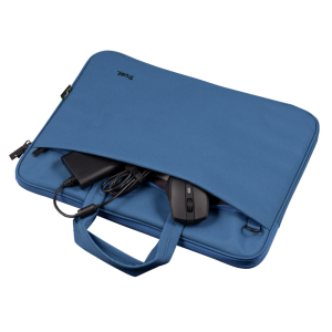 сумка для ноутбуку Bologna Slim Laptop Bag 16 inch  Eco - blue Bologna Slim Bag 16 blue. Photo 3