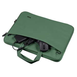 сумка для ноутбуку Bologna Slim Laptop Bag 16 inch  Eco - green Bologna Slim Bag 16 green. Photo 3