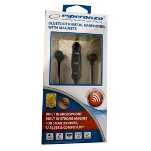 Навушники Wireless Magnetic Metal Eaprhones EH186  Black EH186K Black. Photo 2