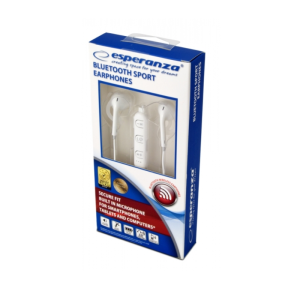 Навушники Wireless Sport Earphones EH187 White EH187W White. Photo 2