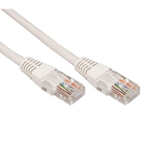 Патч-корд RJ45, UTP 5e, 0.25m,24AWG, CU, сірий KD-PAUT3025GY