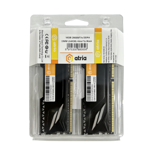 модуль пам'яті 16Gb DDR4 2666MHz  Atria Fly Black  (2x8) UAT42666CL19BK2/16. Photo 3