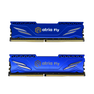 модуль пам'яті 16Gb DDR4 2666MHz  Atria Fly Blue  (2x8) UAT42666CL19BLK2/16