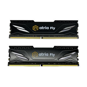 модуль пам'яті 32Gb DDR4 2666MHz  Atria Fly Black  (2x16) UAT42666CL19BK2/32