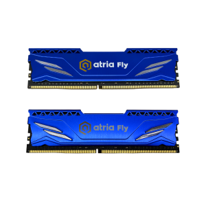 модуль пам'яті 16Gb DDR4 3200MHz  Atria Fly Blue ( 2x8) UAT43200CL18BLK2/16