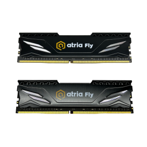 модуль пам'яті 32Gb DDR4 3200MHz  Atria Fly Black  (2x16) UAT43200CL18BK2/32