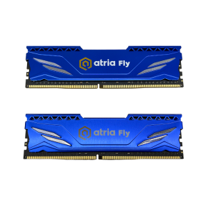 модуль пам'яті 32Gb DDR4 3200MHz  Atria Fly Blue ( 2x16) UAT43200CL18BLK2/32