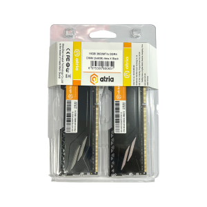 модуль пам'яті 16Gb DDR4 3600MHz  Atria Fly Black (2x8) UAT43600CL18BK2/16. Photo 3