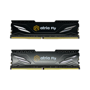 модуль пам'яті 16Gb DDR4 3600MHz  Atria Fly Black (2x8) UAT43600CL18BK2/16