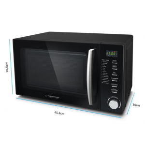 Мікрохвильова піч 20L, LED дисплей, гріль, 14 прог р, мікрохвилі 700W, механ. упр, таймер, обм. гаран EKO010 Cocinero. Photo 3