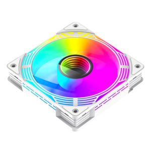 Кулер для корпусу 120mm*3 KIT ARGB fan KF300 WH. Photo 3