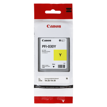 Витратні матеріали для друкувальних пристроїв CANON PFI-030 Yellow (55ml) (3492C001AA)