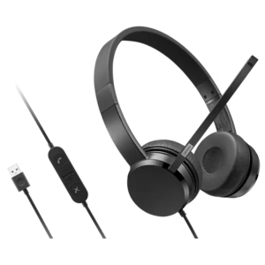 Гарнітура Lenovo USB-A Wired Stereo On-Ear Headset USB Wired Stereo Headset. Photo 3