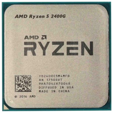 Процесор AMD Ryzen 5 2400G Tray s-AM4 (YD2400C5M4MFB)