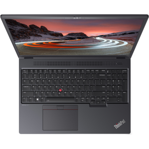 ноутбук 16WUXGAM/i7-13700H/32/1TB SSD/Intel HD/DOS /F/Bl/Thunder Black ThinkPad P16v G1 R. Photo 3