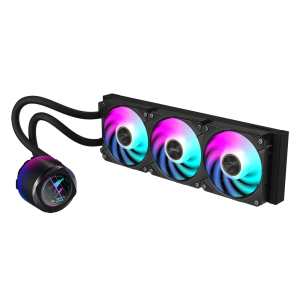 Кулер All-in-one Liquid Coolerwith LCD Display 3x1 20mm RGB FAN 60x60 color LCD AORUS WATERFORCE X II 360