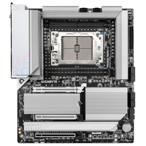 Mатеринська плата sTR5 AMD TRX50 4xDDR5 4xM.2 10+2 .5GbE LAN E-ATX TRX50 AERO D