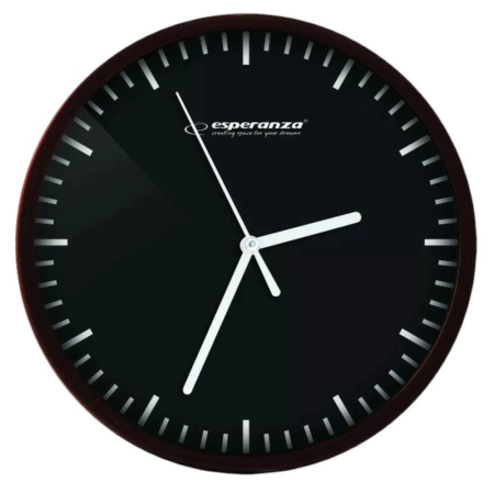 Настінний годинник ESPERANZA EHC010K CLOCK BUDAPEST BLACK (EHC010K)