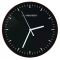 Настінний годинник Wall Clock Budapest Black, плас тикова рамка та циферблат, діаметр 20 см EHC010K CLOCK BUDAPEST BLACK. Photo 1
