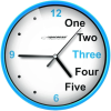 Настінний годинник ESPERANZA EHC014B CLOCK PRAGUE BLUE (EHC014B)