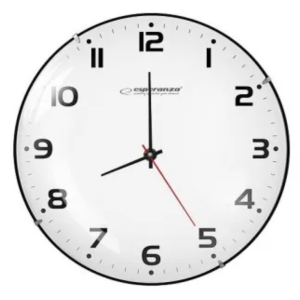 Настінний годинник Wall Clock San Francisko, худож ній дизайн, діаметр 30 см EHC018F CLOCK SAN FRANCISCO