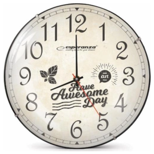 Настінний годинник Wall Clock San Lausanne, художн ій дизайн, діаметр 30 см EHC018L CLOCK LAUSANNE