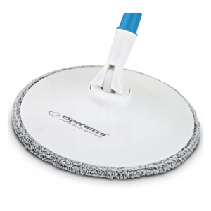 Швабра + відро з обертовою конструкцією, довжина 1 30 см, діаметр труби 22 см, мікрофібра, нерж.сталь EHS007 SPIN MOP PERFECT CLEAN. Photo 3