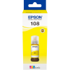 Витратні матеріали для друкувальних пристроїв EPSON 108 EcoTank Yellow ink bottle (C13T09C44A)