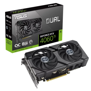 Відеокарта NVIDIA RTX 4060 TI /DUAL/OC/EVO/8GB/GDDR6 DUAL-RTX4060TI-O8G-EVO