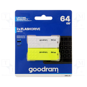 Флеш пам'ять 2x64GB UME2 MIX 20R/5W USB 2.0 2 PACK UME2-0640MXR11-2P. Photo 2