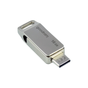 Флеш пам'ять 16GB ODA3 SILVER 60R/20W USB 3.2 Gen  1, два роз’єми USB – Type A і Type C™ ODA3-0160S0R11