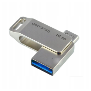 Флеш пам'ять 16GB ODA3 SILVER 60R/20W USB 3.2 Gen  1, два роз’єми USB – Type A і Type C™ ODA3-0160S0R11. Photo 2