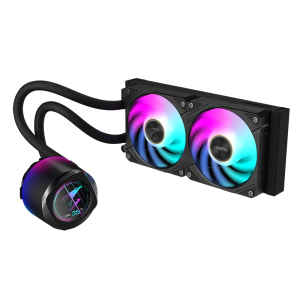 Кулер All-in-one Liquid Cooler with LCD Display 2x 120mm RGB FAN 60x60 color LCD AORUS WATERFORCE X II 240